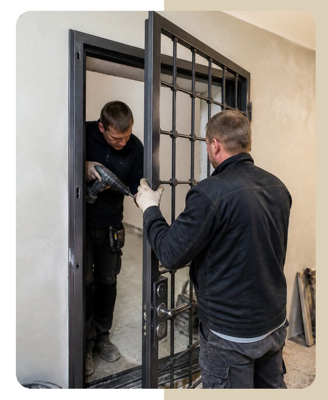 Монтаж решетчатых дверей в Искитиме от 7644 р. | ДвериЛегко-Скм