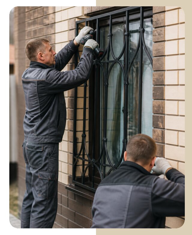 Установка решеток в дом в Искитиме по цене от 3567 р. | ДвериЛегко-Скм